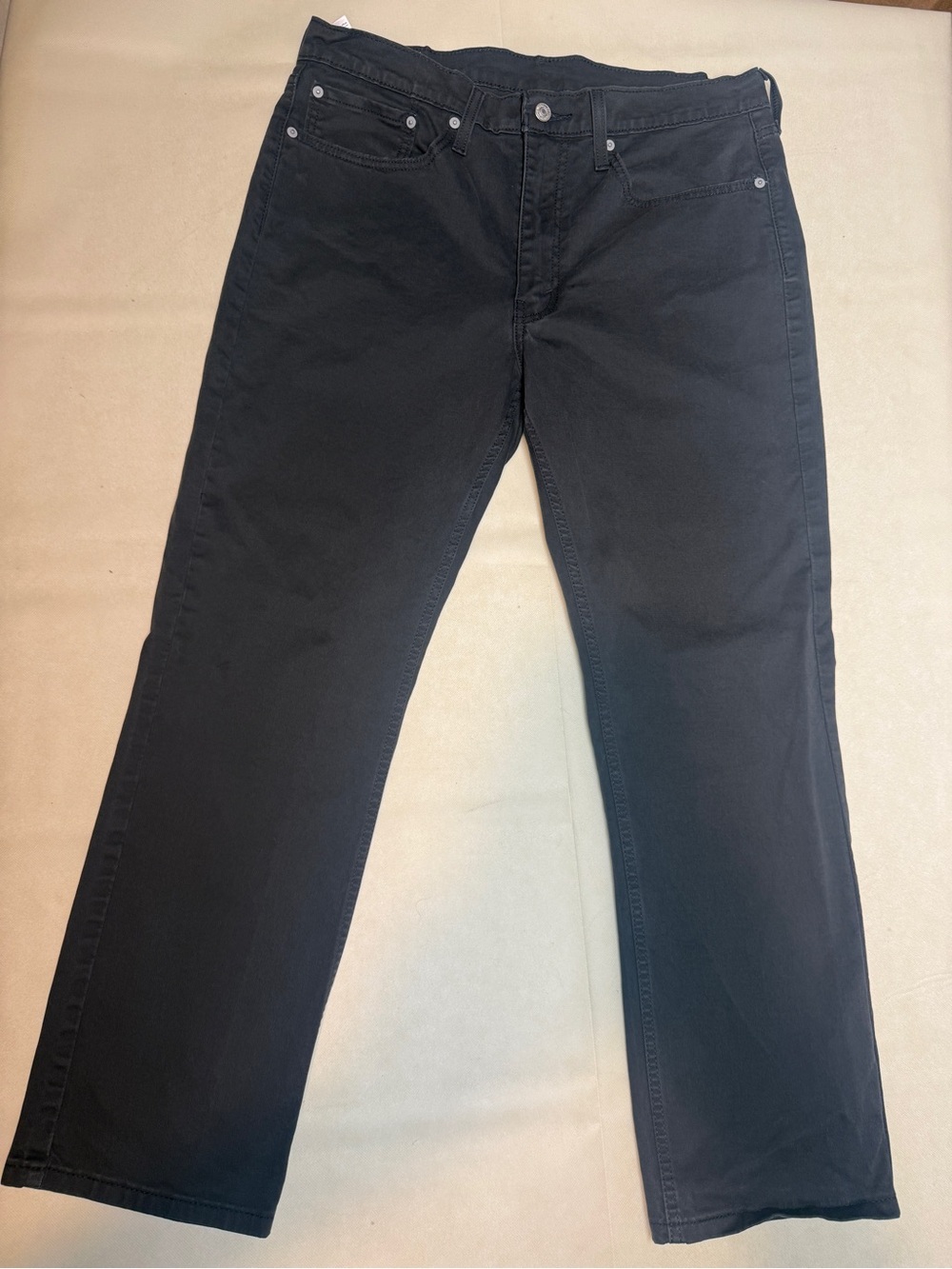 Levi's 514 Charcoal Men's Black Straight-Leg Jeans